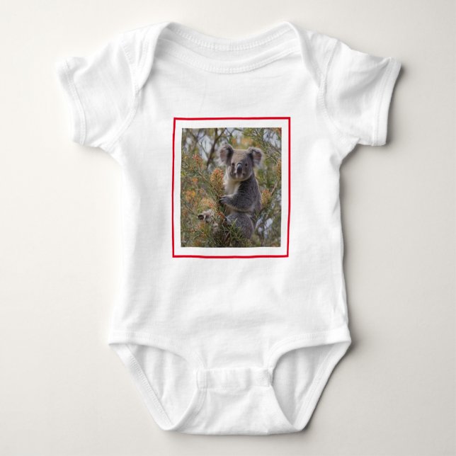 Body Para Bebê Grevillea Koala Bear (Frente)