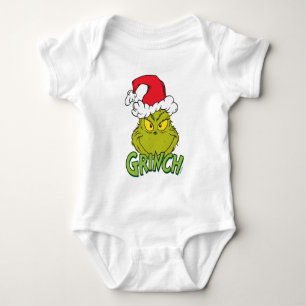 Body Para Bebê Grinch Clássico   Bonzinho ou Malvado