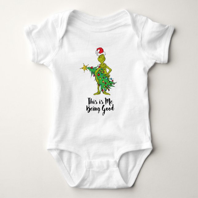 Body Para Bebê Grinch Clássico | Travesso (Frente)