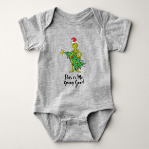Body Para Bebê Grinch Clássico   Travesso