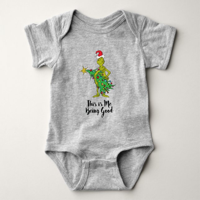 Body Para Bebê Grinch Clássico | Travesso (Frente)