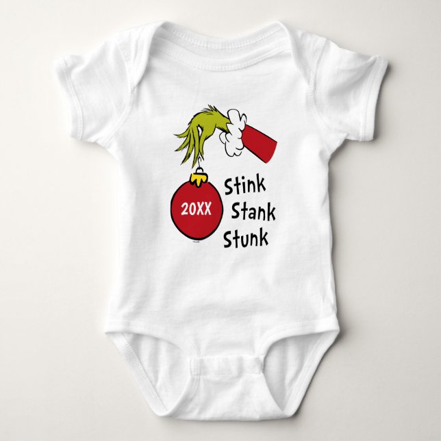 Body Para Bebê Grinch | Fedor Entumeceu Enfedeceu (Frente)