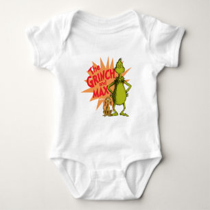 Body Para Bebê Grinch Grinch & Max Starburst