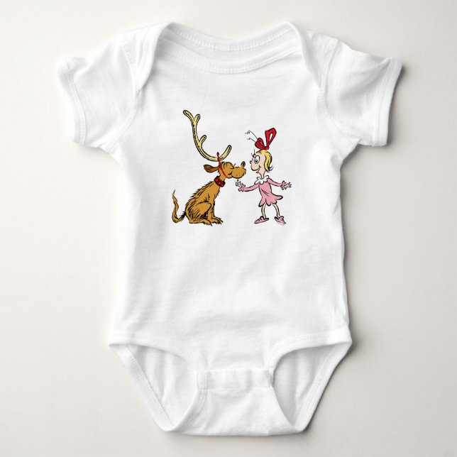 Body Para Bebê Grinch | Max & Cindy Lou Quem (Frente)