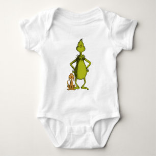 Body Para Bebê Grinch   Posição do Max e do Grinch