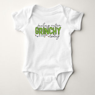 Body Para Bebê Grinch   Sentindo-me Extra Grinchy Hoje 4