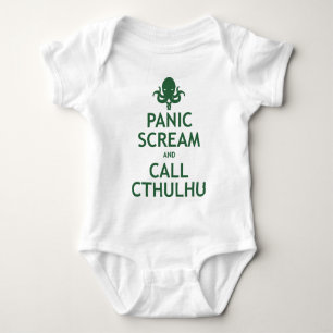 Body Para Bebê Gritar do pânico e chamada Cthulhu
