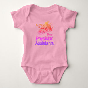 Body Para Bebê Gritar para Assistentes Médicos Bebê-Roupa