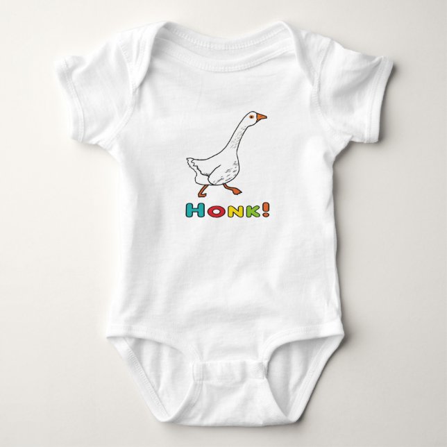 Body Para Bebê Grito de Ganso (Frente)