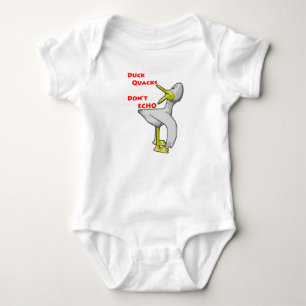 Body Para Bebê Gritos de Pato Não Ecoam.