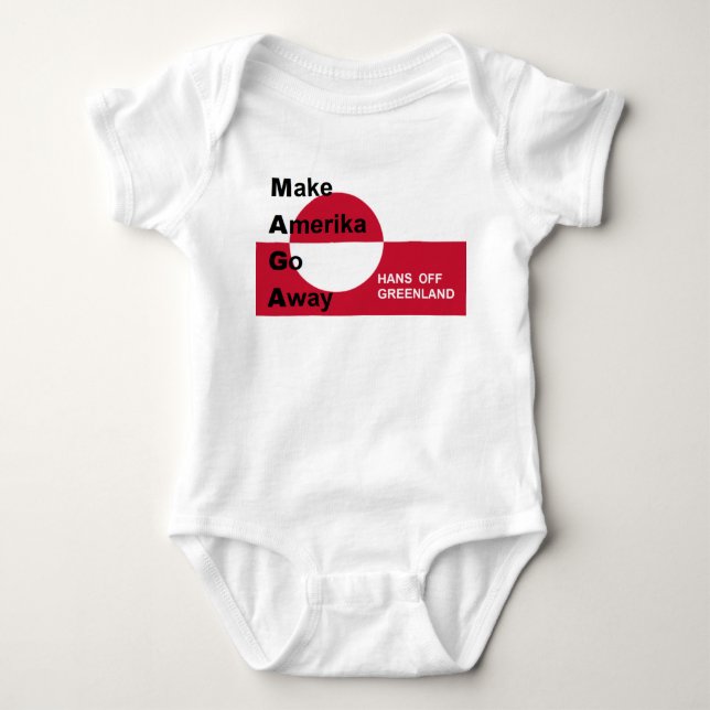 Body Para Bebê Gronelândia Independente (Frente)