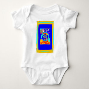 Body Para Bebê Groove psicodélica: Pop Art Abstrato de energia