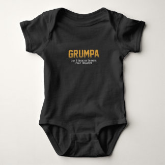 Body Para Bebê Grumpa Lover | Grumpa Como Um Avô Regular