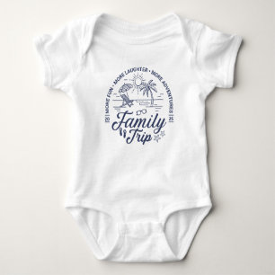 Body Para Bebê Grupo Trip da Família Personalizada Correspondendo