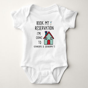 Body Para Bebê Guarde minha reserva. Vou para o vovô da vovó.