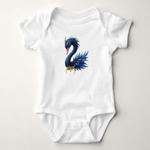 Body Para Bebê Guardião enluarado – Cisne da Luz Silenciosa. 