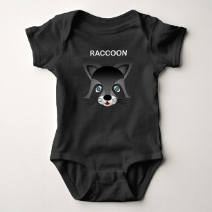 Body Para Bebê Guaxinim - Bodysuit do jérsei do bebê