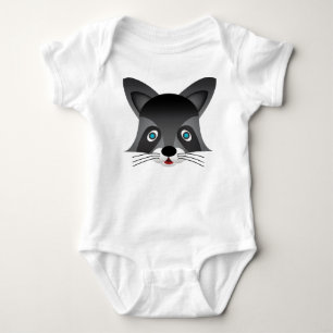 Body Para Bebê Guaxinim - Bodysuit do jérsei do bebê