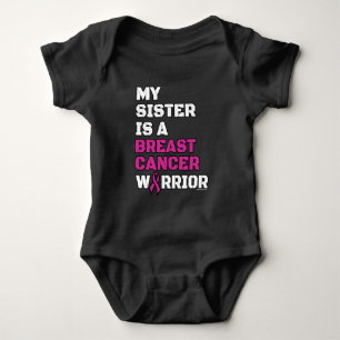 Body Para Bebê Guerreira/Bloco/Irmã...Câncer de Mama