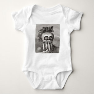 Body Para Bebê Guerreiro havaiano King Kamehameha