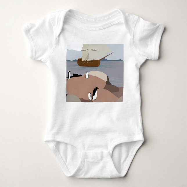 Body Para Bebê Guests arrive (Frente)