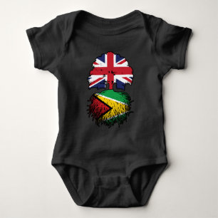 Body Para Bebê Guiana Guiana Guiana Guiana Britânica Tree Roots F