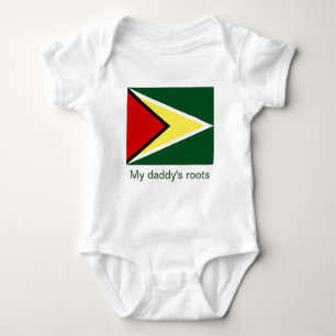 Body Para Bebê Guiana minhas raízes pais