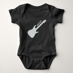 Body Para Bebê Guitar Silhouette