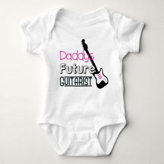 Body Para Bebê Guitarrista do futuro de Daddys