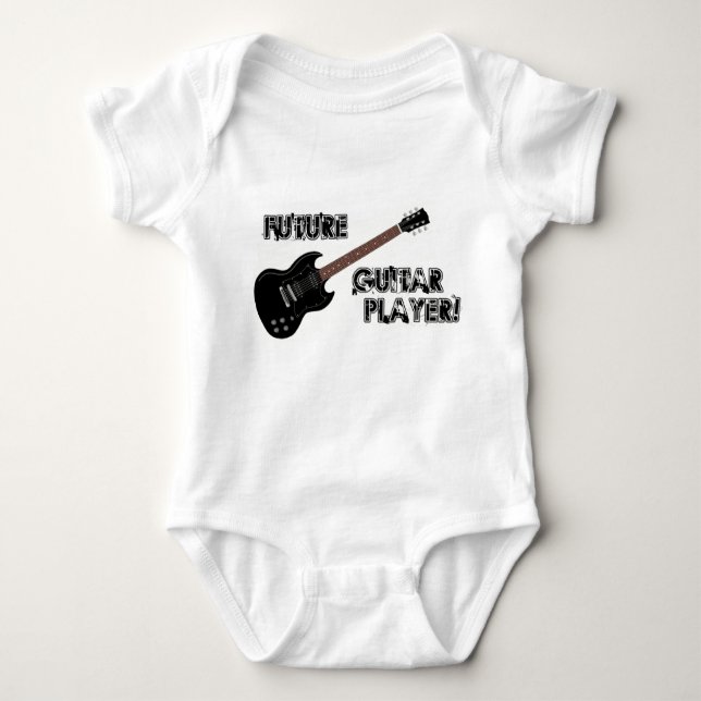 Body Para Bebê Guitarrista futuro (Frente)