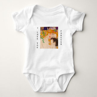Body Para Bebê Gustav Klimt - Mãe e Filho
