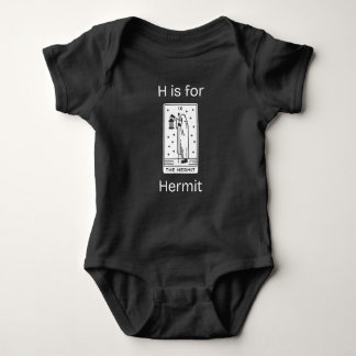Body Para Bebê H is for Hermit Tarot Card