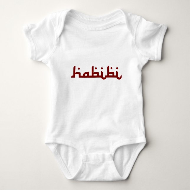 Body Para Bebê Habibi artístico (Frente)