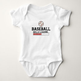 Body Para Bebê Habilidades de Beisebol Carregando | Jogador de Be