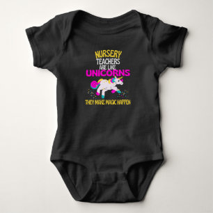 Body Para Bebê Hairdressers Unicorn, Magnético Unicórnio Hairdr