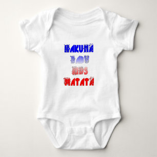Body Para Bebê Hakuna Matata Baby & Kids: Design de cor francesa