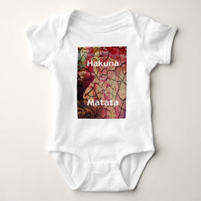 Body Para Bebê Hakuna Matata Lion Cub Design (Frente)
