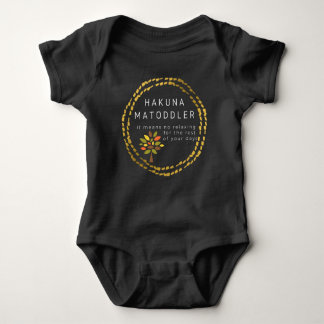 Body Para Bebê Hakuna Matoddler Bebê Toddler