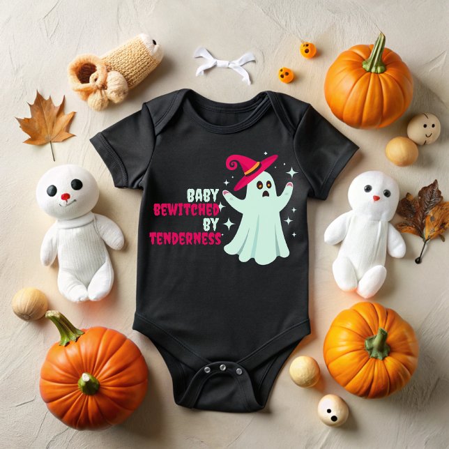 Body Para Bebê Halloween baby haunted by cuteness (Criador carregado)
