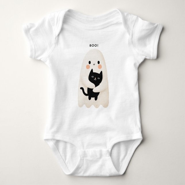 Body Para Bebê Halloween Baby T-Shirt (Frente)