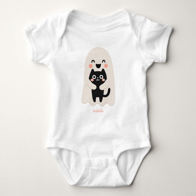 Body Para Bebê Halloween Baby T-Shirt (Frente)