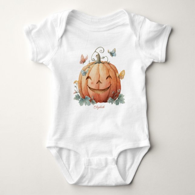 Body Para Bebê Halloween Baby T-Shirt (Frente)