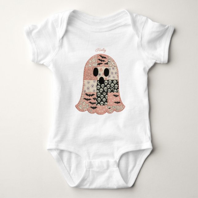 Body Para Bebê Halloween Baby T-Shirt (Frente)