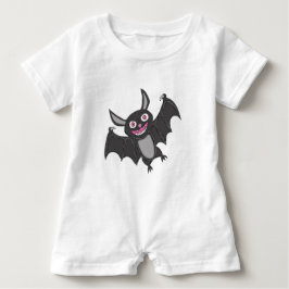 Body Para Bebê Halloween Bat