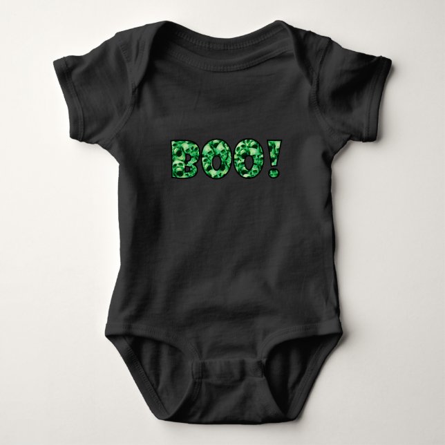 Body Para Bebê Halloween Boo! (Frente)