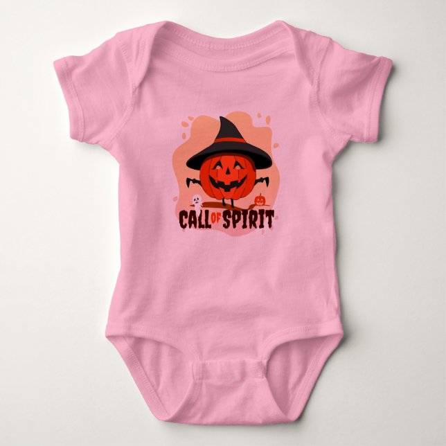 Body Para Bebê Halloween Call of Spirit (Frente)