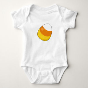 Body Para Bebê Halloween Candy Corn