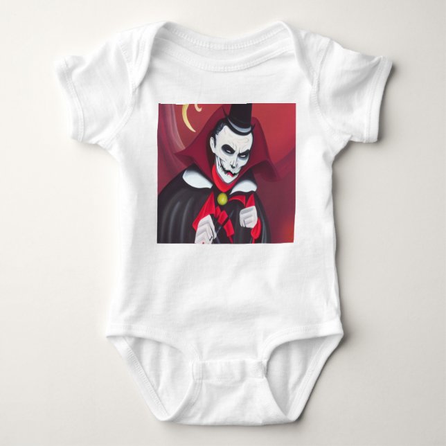 Body Para Bebê Halloween Dracula (Frente)
