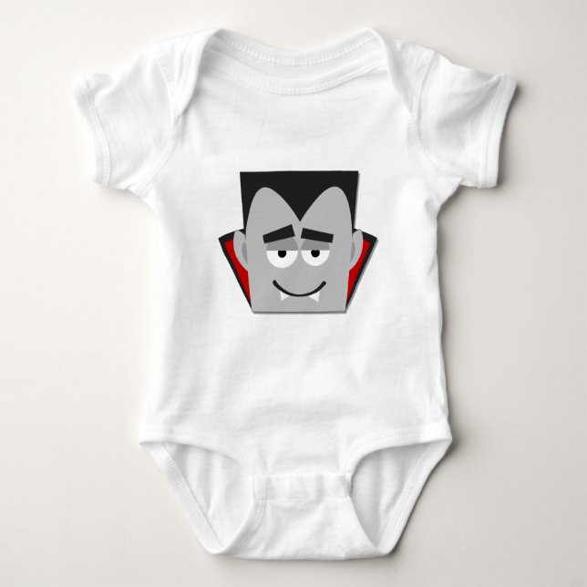 Body Para Bebê Halloween Dracula T-shirts e presentes (Frente)
