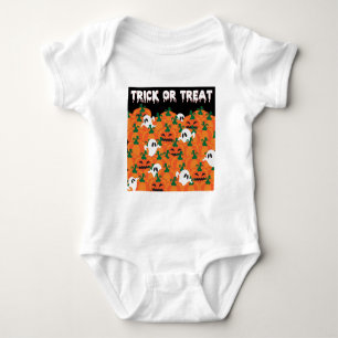 Body Para Bebê Halloween Fantasmas Assombrados Pumpkin Patch